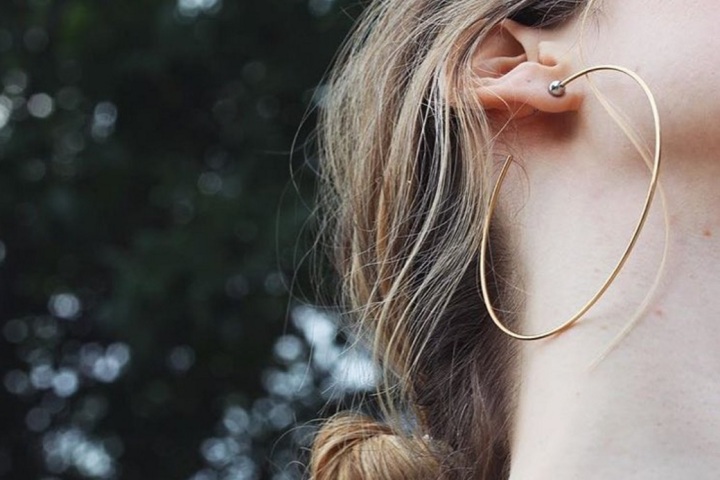 This season’s biggest accessory? Earrings—literally!